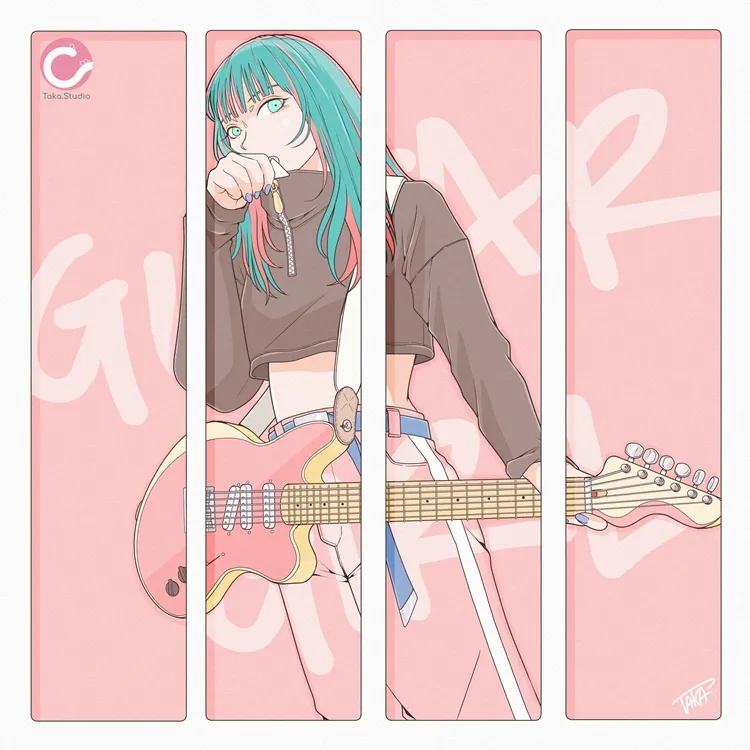 ギター女子 イラスト GuitarGirl