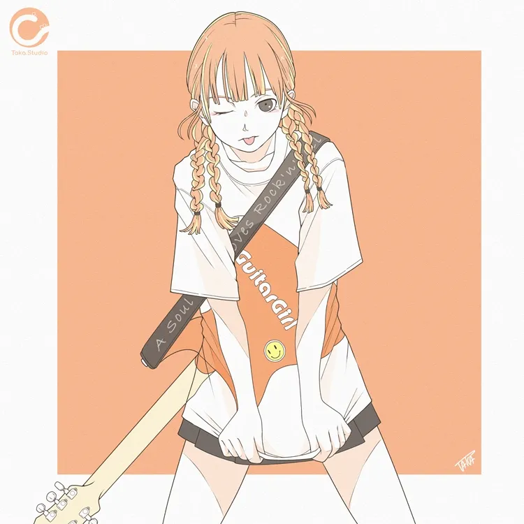 ギター女子 イラスト GuitarGirl