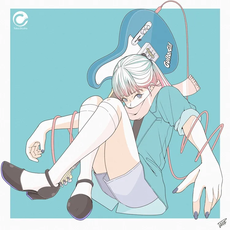 ギター女子 イラスト GuitarGirl