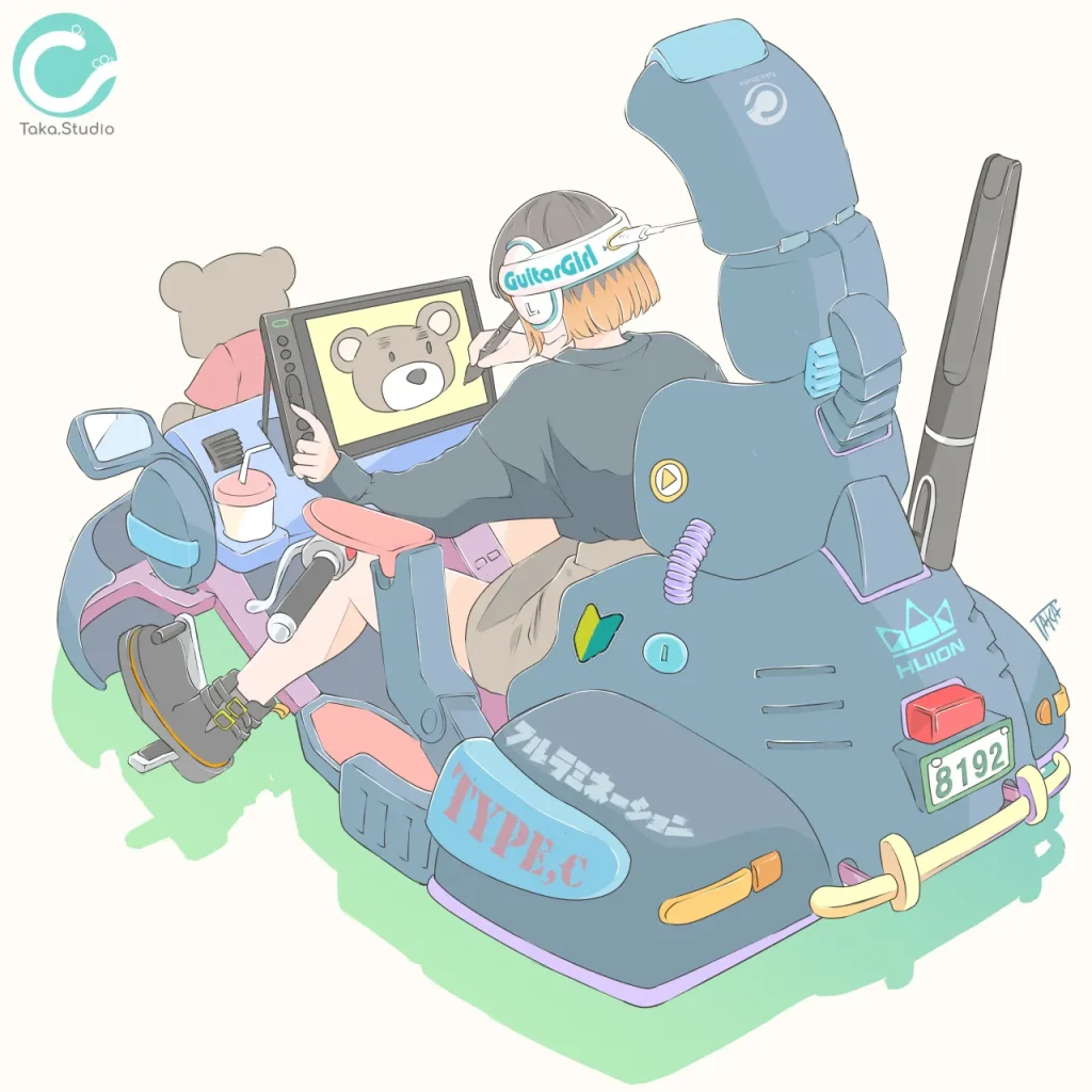 HUION　液タブレビュー１