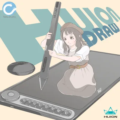 HUION　板タブレビュー１