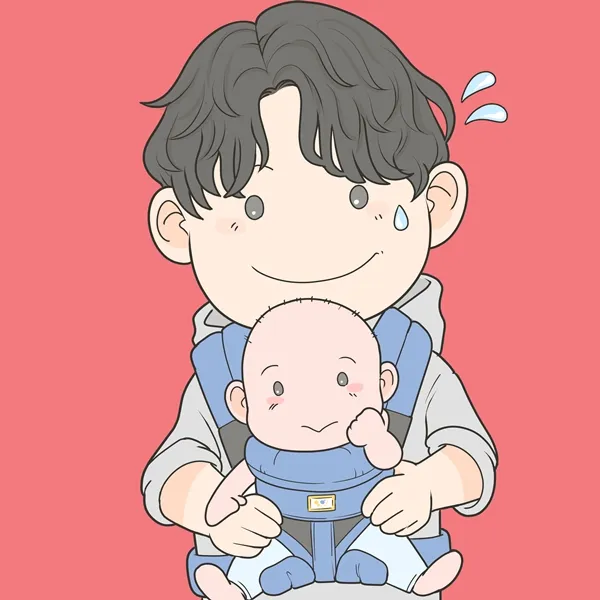 デフォルメイラスト　パパ