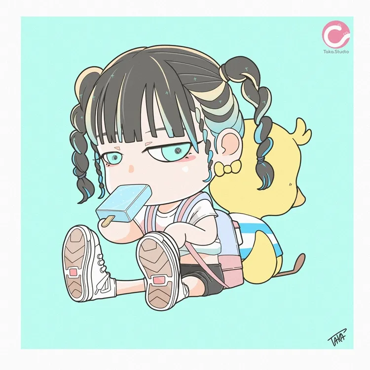 デフォルメイラスト　ひよこ