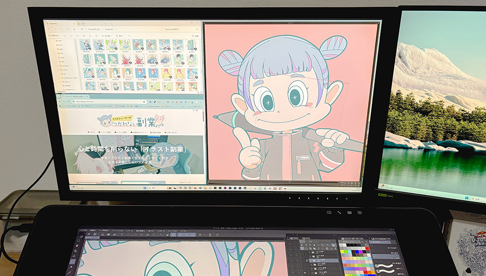 イラスト制作 おすすめモニター EIZO-ColorEdge-CS2730-ZBK