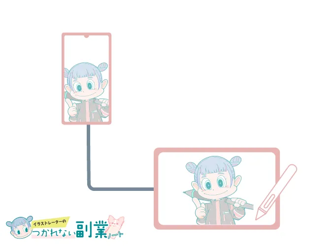 スマホ 液タブ 接続