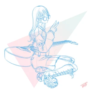 イラスト制作 ラフ