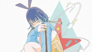 ギター女子　イラスト　アイコン