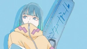 ギター女子　イラスト　アイコン