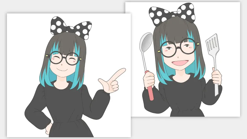 インフルエンサー アイコン制作